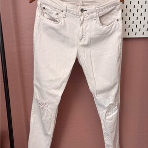 Rag & Bone Women's Cream Skinny Jeans